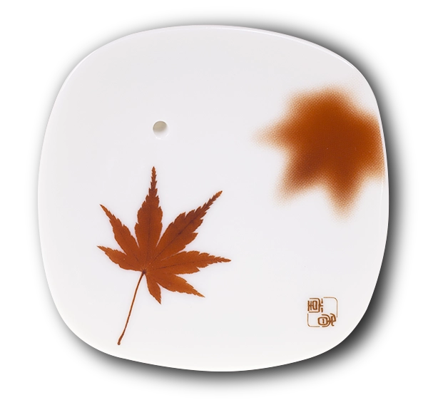 Porte-encens feuille d'érable Yume no yume