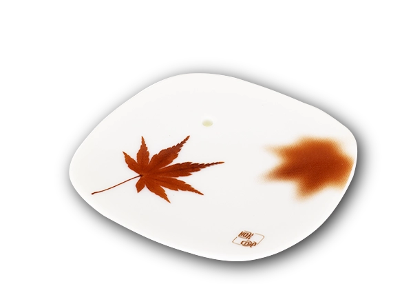 Porte-encens feuille d'érable Yume no yume 1