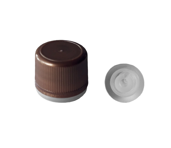 Bouchon à vis inviolable PFP 18 avec compte-gouttes