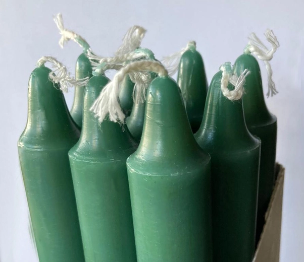 Bougies à la pomme verte