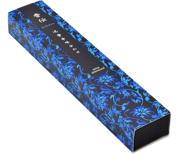 Coffret de 40 bâtonnets d'encens épicés Kohden Agarwood
