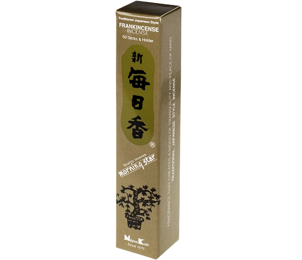 Étui à encens Morning Star Frankincense, 50 bâtonnets