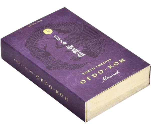 Étui à encens Oedo-koh en bois d'agar, 60 bâtonnets