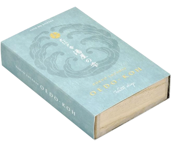 Étui à encens Oedo-koh Water Drop pour 60 bâtonnets