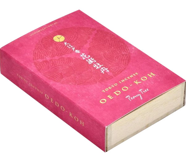 Étui à encens Oedo-koh Pivoine 60 bâtonnets