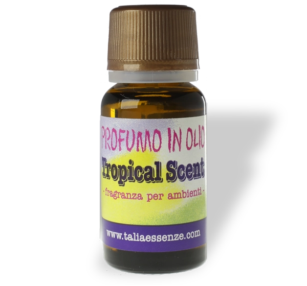 Flacon de parfum d'ambiance aux senteurs tropicales