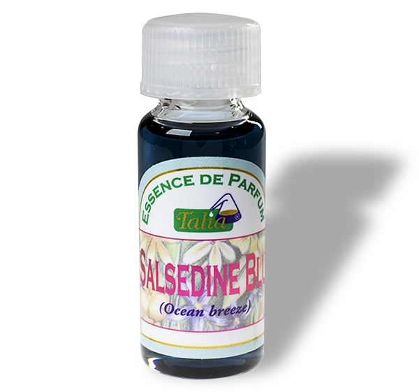 Bouteille de salsédine bleue