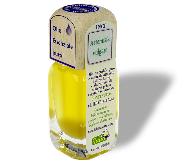 Flacon d'huile essentielle d'armoise