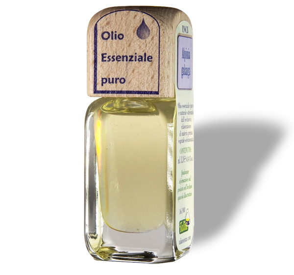 Flacon d'huile essentielle de galanga