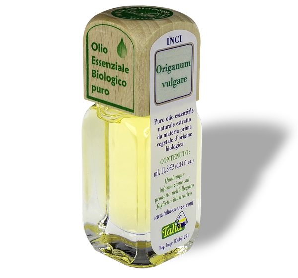 Flacon d'huile essentielle d'origan