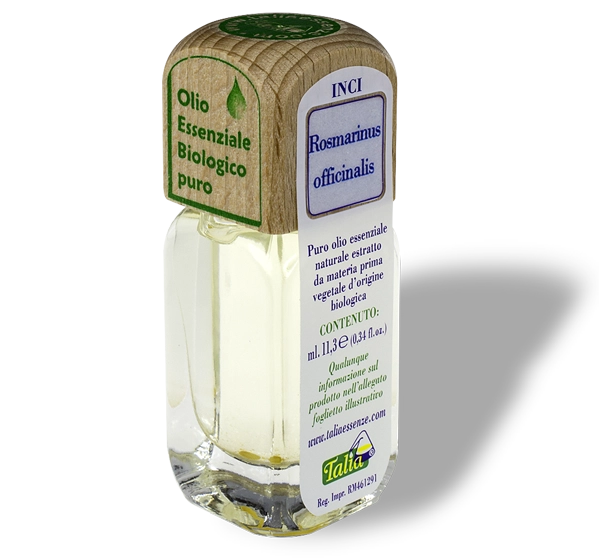 flacon d'huile essentielle de romarin