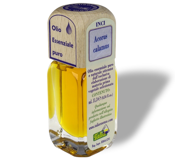 Flacon d'huile essentielle de calamus