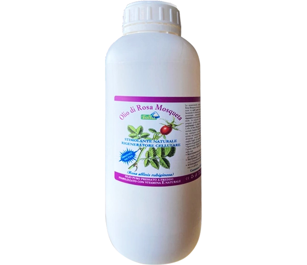 Huile de rose musquée, flacon de 1000 ml.