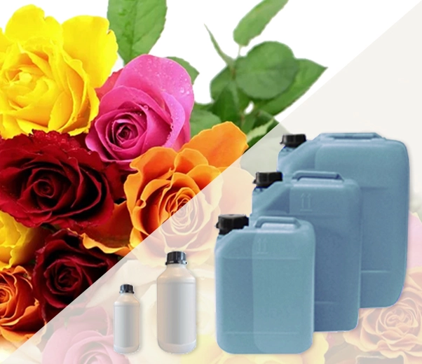 Conditionnement industriel des parfums à la rose turque