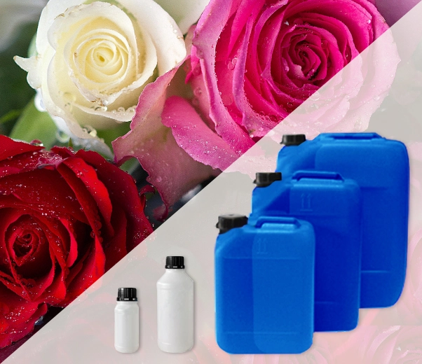 Conditionnement industriel des huiles absolues de rose turque