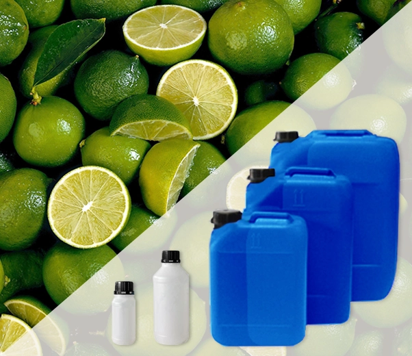 Conditionnement industriel d'huiles essentielles Limetta