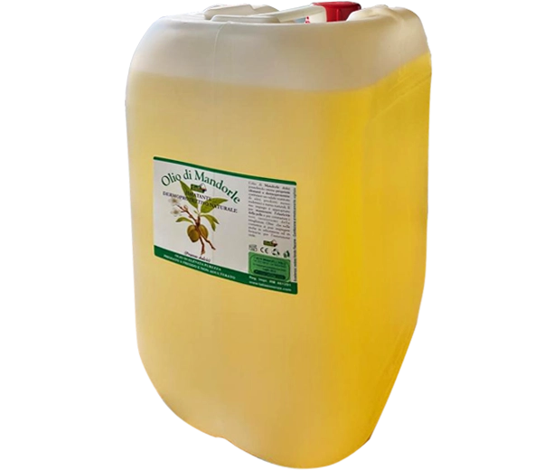 Huile d'amande douce, bidon de 23,5 kg.