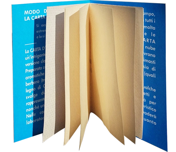 Carnet en papier bleu érythréen avec 30 bandes