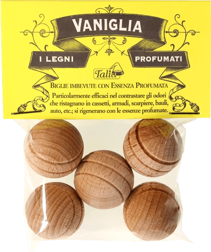 Désodorisants en bois marbré vanille
