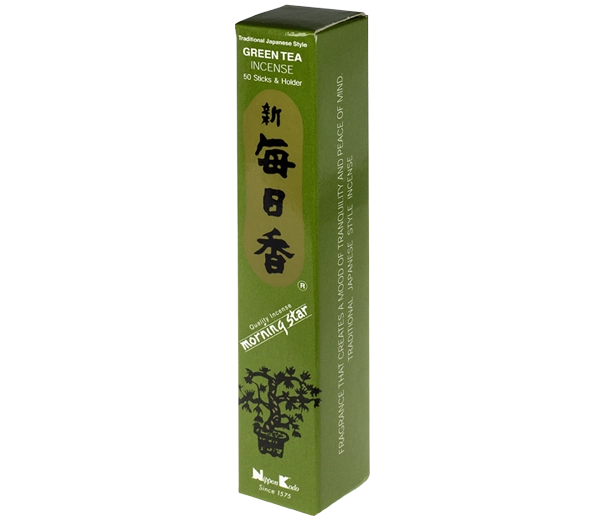 Astuccio incenso Morning star Tè verde 50 bastoncini