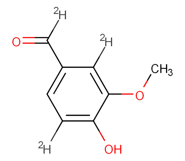 Molecola Vanillin Molecola Vanillin