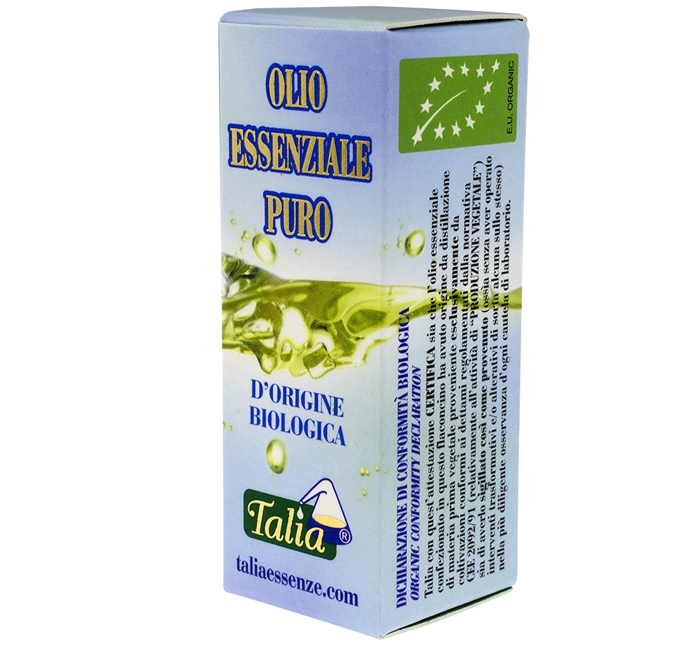 Astuccio celeste flaconcino olio essenziale