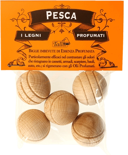 Profumatori in legno biglie alla Pesca 